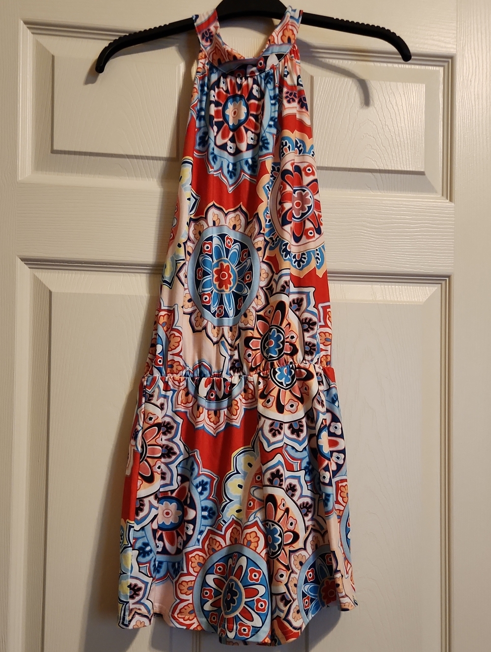 Spadehill Colorful Halter-Style Romper, Small